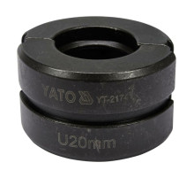 Насадка для пресс-клещей YT-21735 YATO: U 20 мм [50]