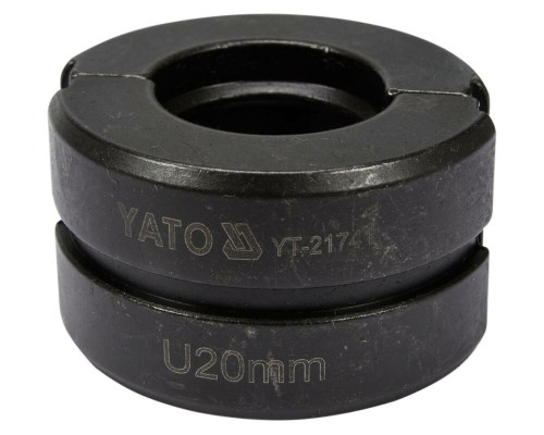 Насадка для прес-кліщів YT-21735 YATO: U 20 мм [50]