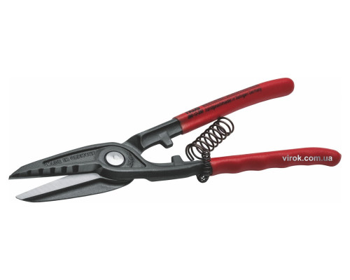 Ножиці для листового металу NWS "Berlin" : прямі, t= 0.8-1.0 мм, леза L= 55 мм, H= 225 мм DW