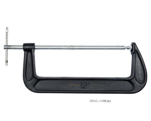 Струбцина з гвинтовим затиском "G" подібна YATO; l= 300 мм (12") [5]