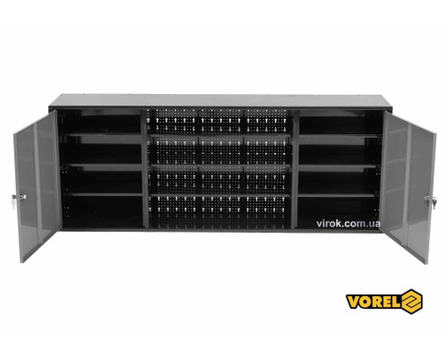 Шафа настінна для майстерні VOREL : 1580 х 265 х 630 мм, з лакованої бляхи t= 0.8-1 мм [1]