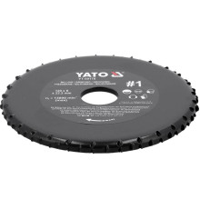 Диск-фреза торцевий до КШМ YATO по дереву, шпаклівці, гіпсу; Ø=120/22.2 мм, t= 6 мм шорстк №1 [10]