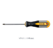 Викрутка хрестова VOREL : "Pozidriv" PZ2 х 150 мм. Cr-V [12/36/144]