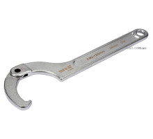 Ключ крюковой с носиком на шарнире в диапазе. M=80-120 мм YATO, Хр-ванад., L=340 мм [5/10]