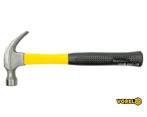 Молоток слюсарний VOREL TUV/GS з склопластиковою ручкою, m= 600 г [6/24]