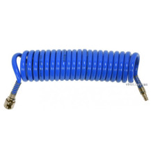 Шланг пневматичний спіральний YATO швидкоз'єднуваний: Ø= 8/12 мм,  ≤12 Bar, l= 5 м. поліуретан. [20]