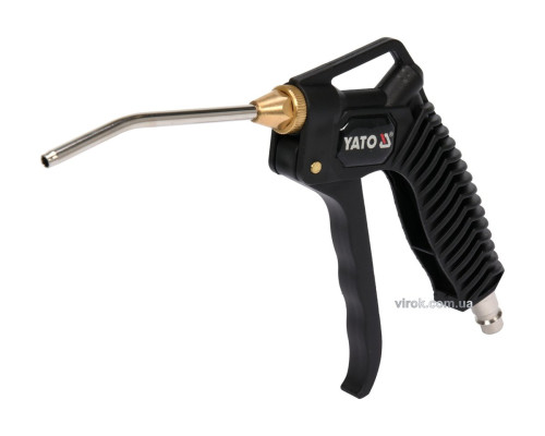 Пістолет пневматичний продувальний YATO з соплом l=110 мм, Ø=1/4", для тиску- 0.8 MPa [20/40]