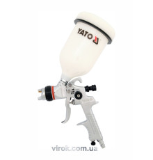 Пульверизатор YATO з верх. бачком 0,6 л, сопло Ø=1,5 мм ,технологія HVLP [20/160]