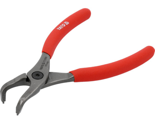 Щипці SEGERA для стопорних кілець YATO гнуті під 90° стискні, l= 170 мм, розвід- 19-60 мм [6/48]