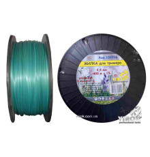 Жилка для тримера "Кручений КВАДРАТ" TM VIROK : Ø= 2.4 мм, l= 400 м (бобіна)