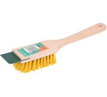 Щітка очисна до газонокосарки FLO з деревяним корпусом і пластик. щетиною [15]