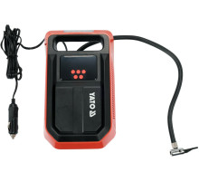 Автомобильный компрессор с электрон. дисплеем YATO: 12В, 120Вт, давление – 1 МПа, 25л/мин, кабель – 3 м [12]