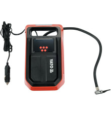 Автомобильный компрессор с электрон. дисплеем YATO: 12В, 120Вт, давление – 1 МПа, 25л/мин, кабель – 3 м [12]