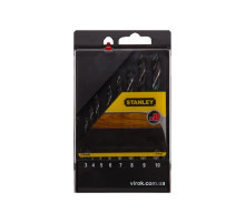 Набір свердл по дереву STANLEY : Ø= 3-10 мм. 8 шт.