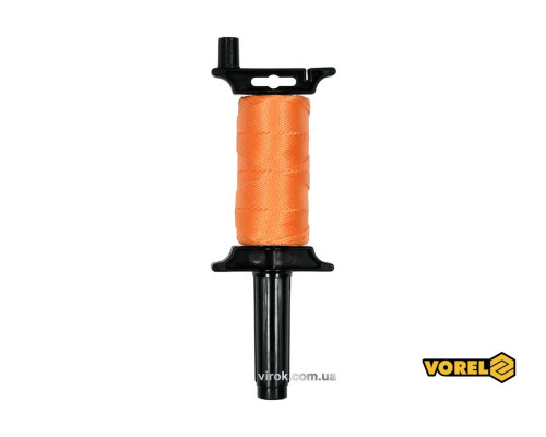 Шнур трасовочний поліпропіленовий на котушці VOREL : Ø= 1.2 мм, l= 70 м [12/48]