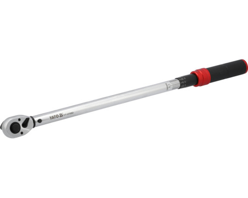Ключ динамометричний YATO : квадрат 3/4", F= 100- 500 Нм, L= 585-605 мм [6]