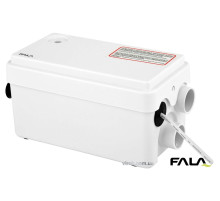 Помпа до каналізаційних стоків душа і вмивальника мережева FALA: P=250Вт, на висоту 4м, Q=80л/хв [4]