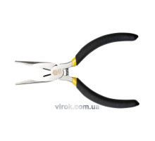 Щипці плоскі міні з ізольованими ручками VOREL, l= 125 мм  [12/120]