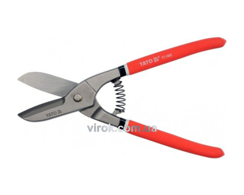 Ножницы по металлу прямые YATO: 8", L=200 мм [6/36]