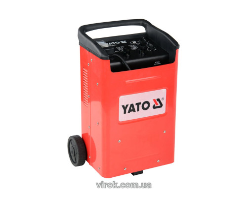 Пуско-зарядное устройство YATO: аккумулятор 12/24 В, 50-340 А, 20-700 Аh, 230 В [1/12]