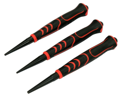 Добойники гвоздей YATO l=125 мм, с наконечниками Ø=0,8; 2,4 мм, 3 шт.