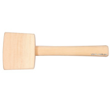 Молоток - киянка дерев'яний VOREL з прямокутним обухом [20]