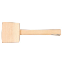 Молоток - киянка дерев'яний VOREL з прямокутним обухом [20]