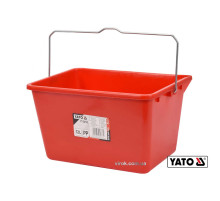 Ведро для малярных работ YATO: V= 12 л, с делениями литров, пластиковое [10/360]