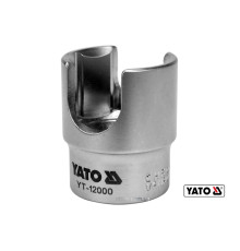 Головка торцева до паливного фільтра YATO : квадрат- 1/2", М27 мм,  Cr-V [20/40]