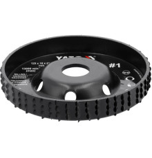 Диск-фреза випуклий до КШМ YATO по дереву, шпаклівці, гіпсу; Ø=120/22.2 мм, t= 18 мм шорстк № 1 [10]