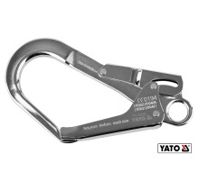 Карабін сталевий, автозамикний YATO з розводом- 54 мм, l= 220 мм [30]