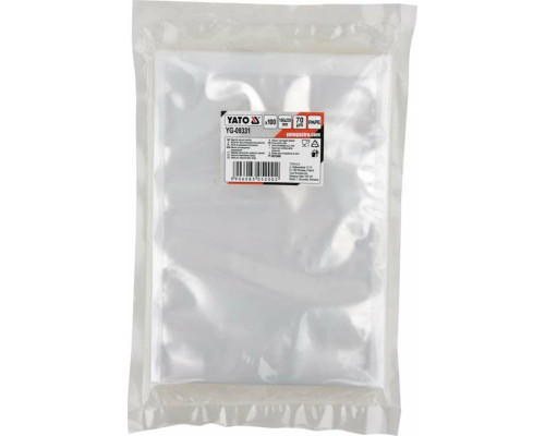 Вакуумний пакет YATO 160х 230 мм, УП 100 шт. [35]