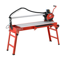 Плиткорез настольный от 230 В YATO 1500 Вт, диск Ø= 250/25 мм, глуб. реза 50мм/90° - 37мм/45°