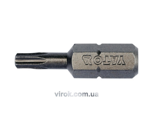 Насадка викруткова YATO : "TORX" T15 x 25 мм. HEX 1/4". 10 (Уп/Шт.) [20/100]