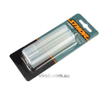 Стержні клейові STHOR : Ø= 11 х 100 мм. прозорі уп. 6 шт. [20]