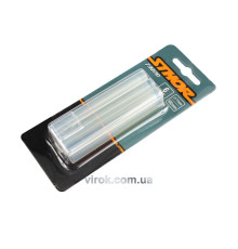 Стержні клейові STHOR : Ø= 11 х 100 мм. прозорі уп. 6 шт. [20]