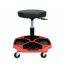Табурет на 4 колесах YATO з базою з 4 комірками- 420х 420 мм, регул. висота- 410- 550 мм, 140 кг [1]
