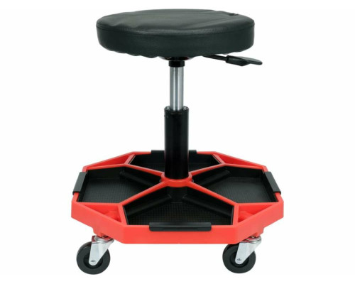 Табурет на 4 колесах YATO з базою з 4 комірками- 420х 420 мм, регул. висота- 410- 550 мм, 140 кг [1]