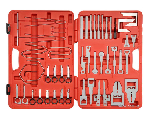 Набір для демонтажу автомобільного радіоприймача YATO, 52 шт. [10]