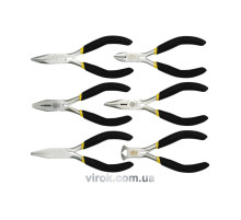 Плоскогубці, щипці, кусачки VOREL міні, l= 125 мм, Набір 6 шт. [4/40]