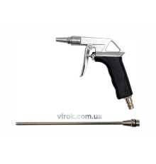 Пістолет пневматичний продувальний YATO з подовженим соплом, 1/4", 0.8 MPa [20/40]