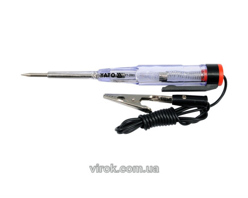 Індикатор напруги YATO контрольний автомобільний 6-24 V [25/250]