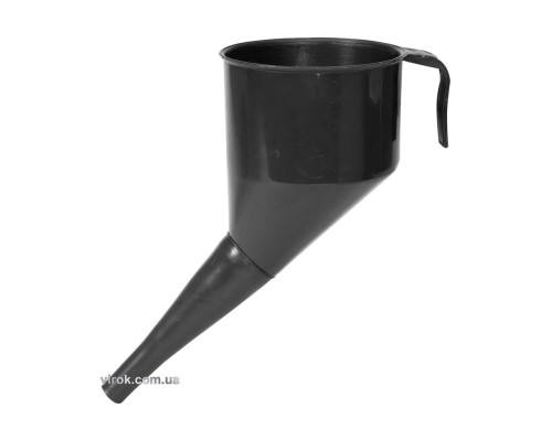 Лійка чорна VOREL : висота- 160 мм, зовн/внутр діаметр- 130x120 мм, довжина- 144 мм [70]