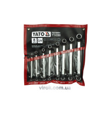 Ключі гнуто - накидні YATO : CrV, М= 6х7-20х22 мм, Набір 8шт. [6]