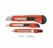 Набір ножів з висувним лезом VOREL,  3 Од. [50/200]
