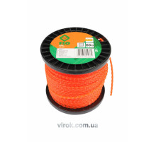 Жилка для тримера квадрат кручений FLO : 3 мм х 60 м (бобіна) [10/20]