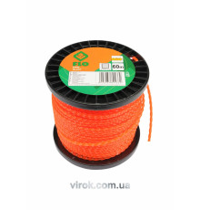 Жилка для тримера квадрат кручений FLO : 3 мм х 60 м (бобіна) [10/20]