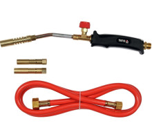 Пальник газовий YATO : l= 360 мм. до 4 кВт. 3 сопла (пропан, бутан) [20]