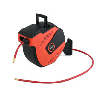 Шланг пневматичний ПВХ на котушці YATO з швидкоз'єдн. наконеч-ми 1/4", Ø=9.5 мм, тиск- 20Bar, l= 15м