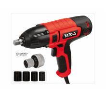 Гайковерт ударный сетевой YATO: 1/4" HEX x1/2" F, 450Вт, 450Нм, 3300 об/мин + 4 головки и кейс [4]